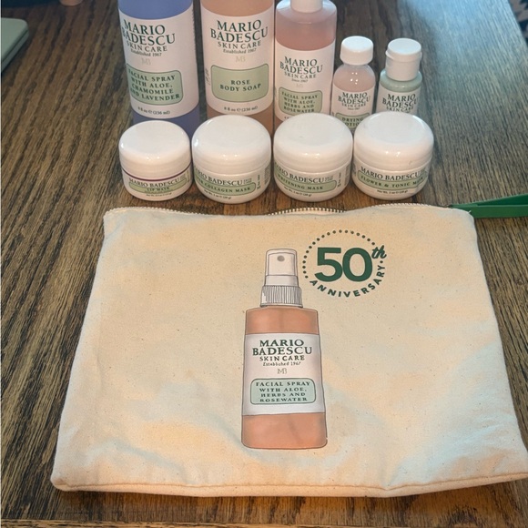 Mario Badescu Skincare Collection with Cream Anniversary Pouch